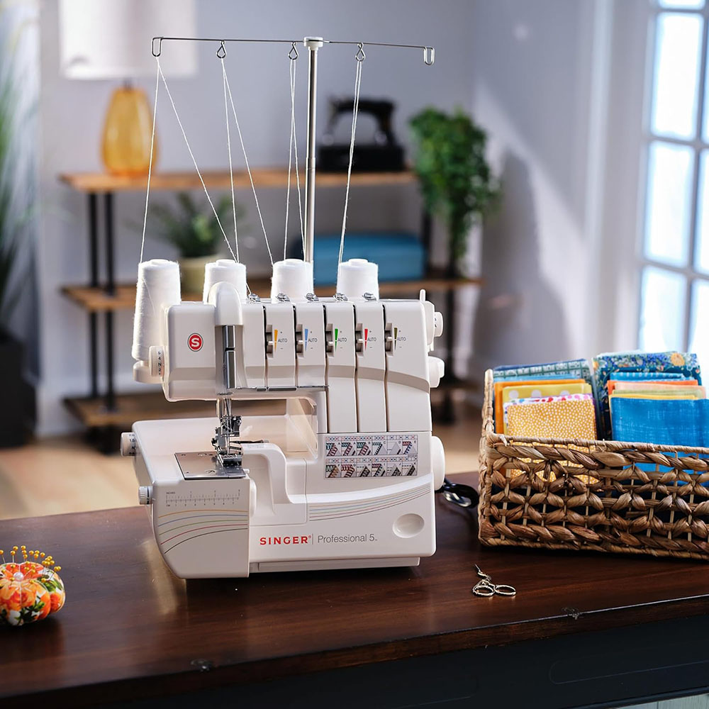 SINGER Professional 14T968DC Heavy-Duty Metal Frame Serger Overlock and Accessory Kit