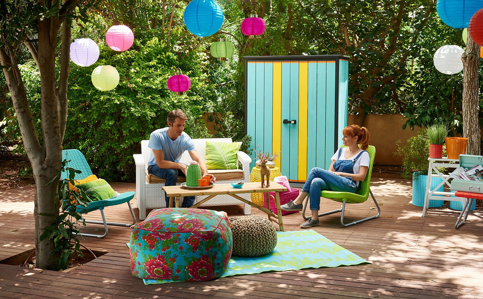 【Storage Shed】High Store 4.5 x 2.5 Vertical Outdoor Resin Storage Shed, Grey