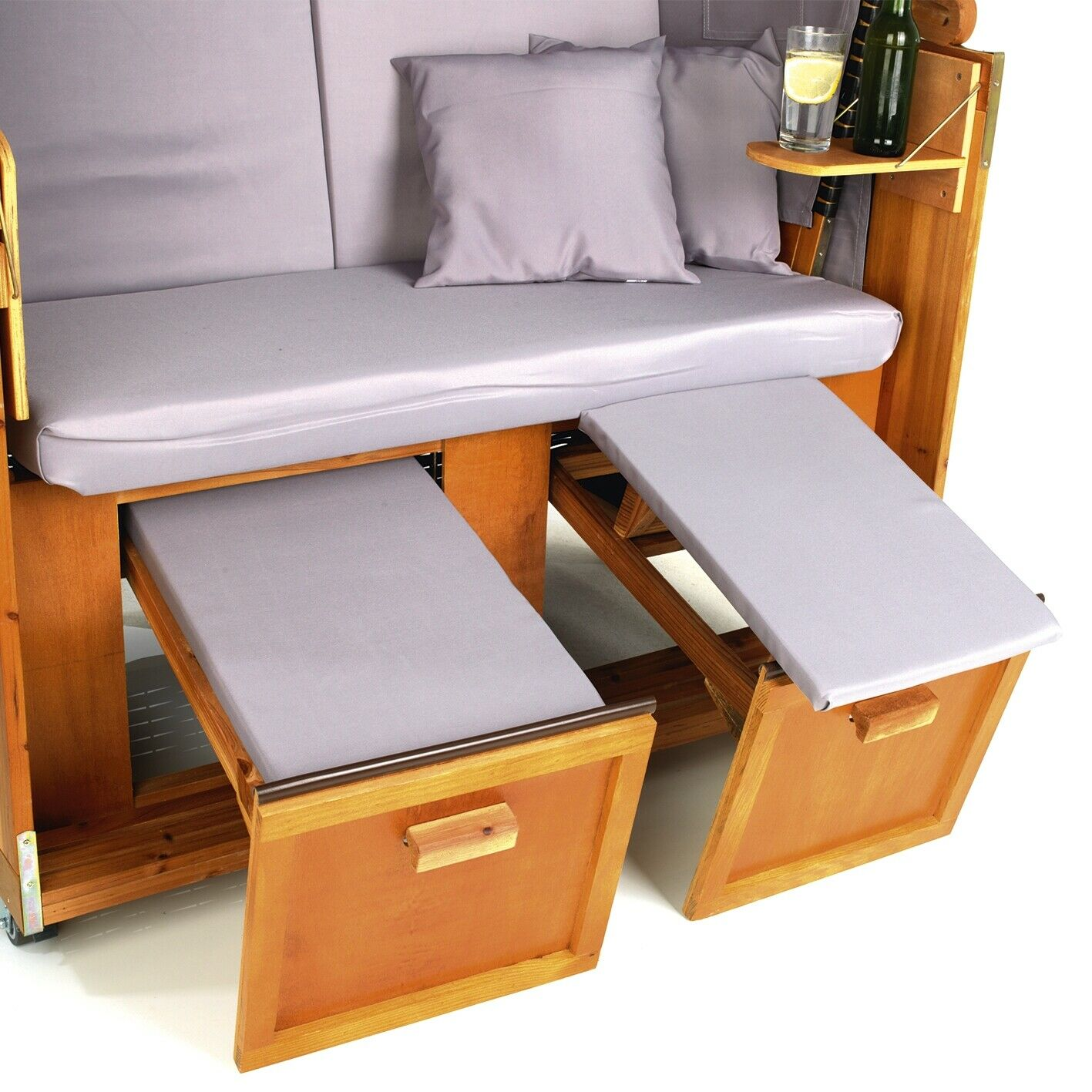 Beach Chair Premium Full Recliner Baltic Sea Garden Recliner Sun Island Roller Anti-UV