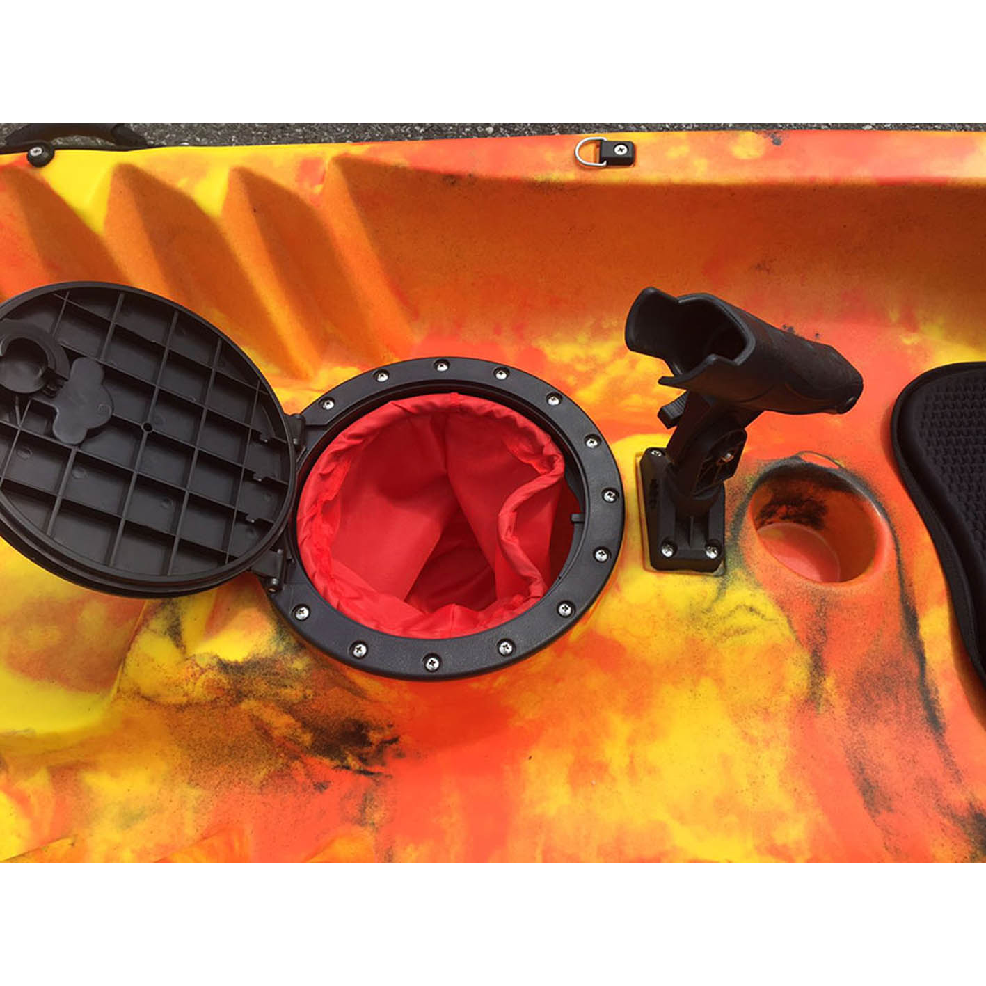 Cyclone 2+1 Family Sit On Kayak Flame Orange