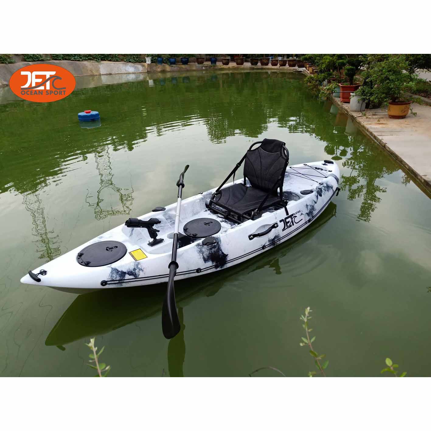 JET TOUR 9'(1) 2.78M SINGLE SIT ON TOP FISHING KAYAK WITH ALUMINIUM SEAT