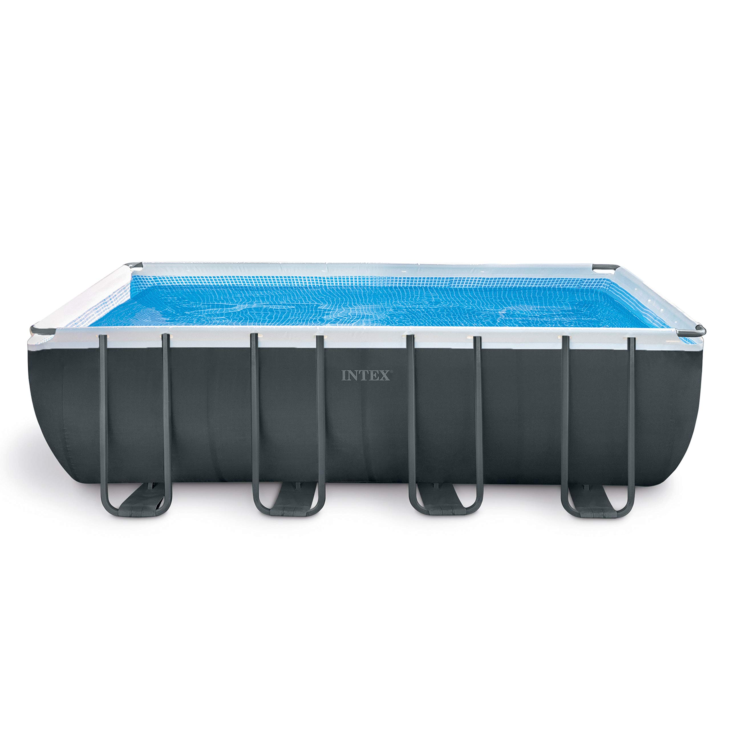 【Sports&Outdoors】【BS】INTEX Rectangular Ultra XTR Pool Set with Sand Filter Pump, Multi-Size