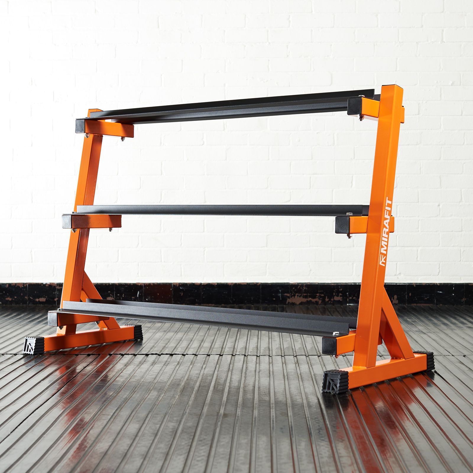 MIRAFIT DUMBBELL SET & 3 TIER WEIGHT RACK