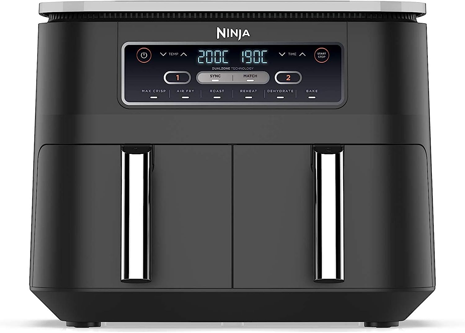 Ninja AF300UK Air Fryer Dual Zone, 7.6 Litres