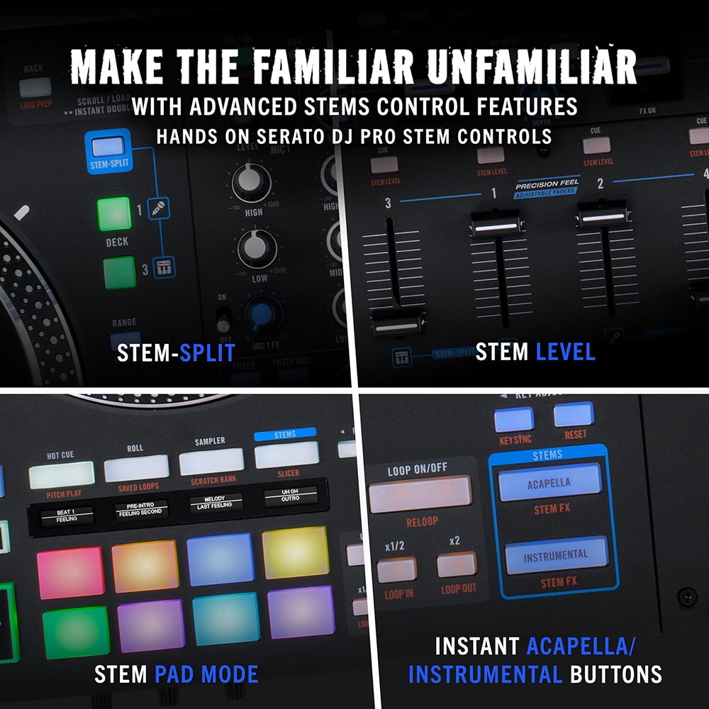 RANE PERFORMER 4-Channel Motorized DJ Controller - 7