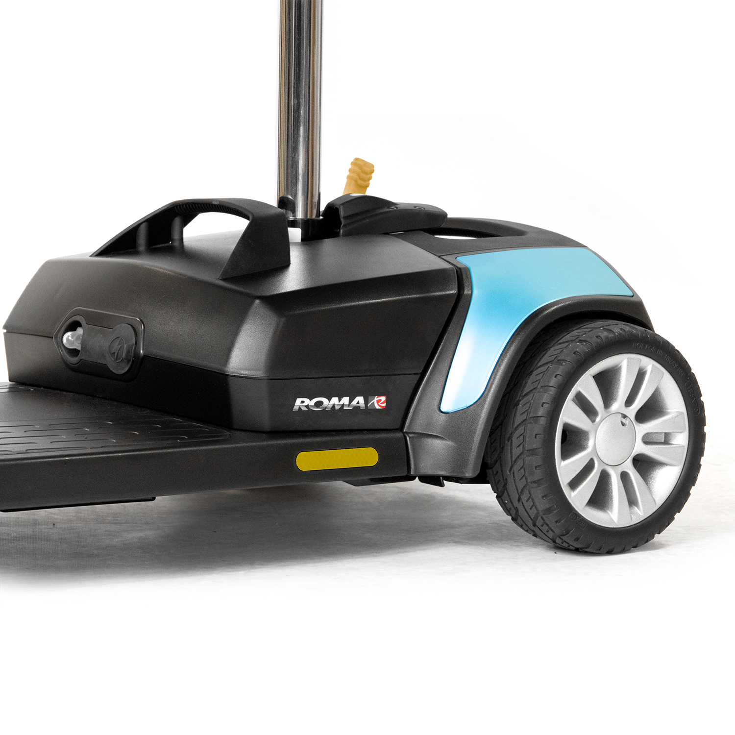 Roma Dallas Mobility Scooter NEVER USED Aqua Blue Portable Folding with Battery