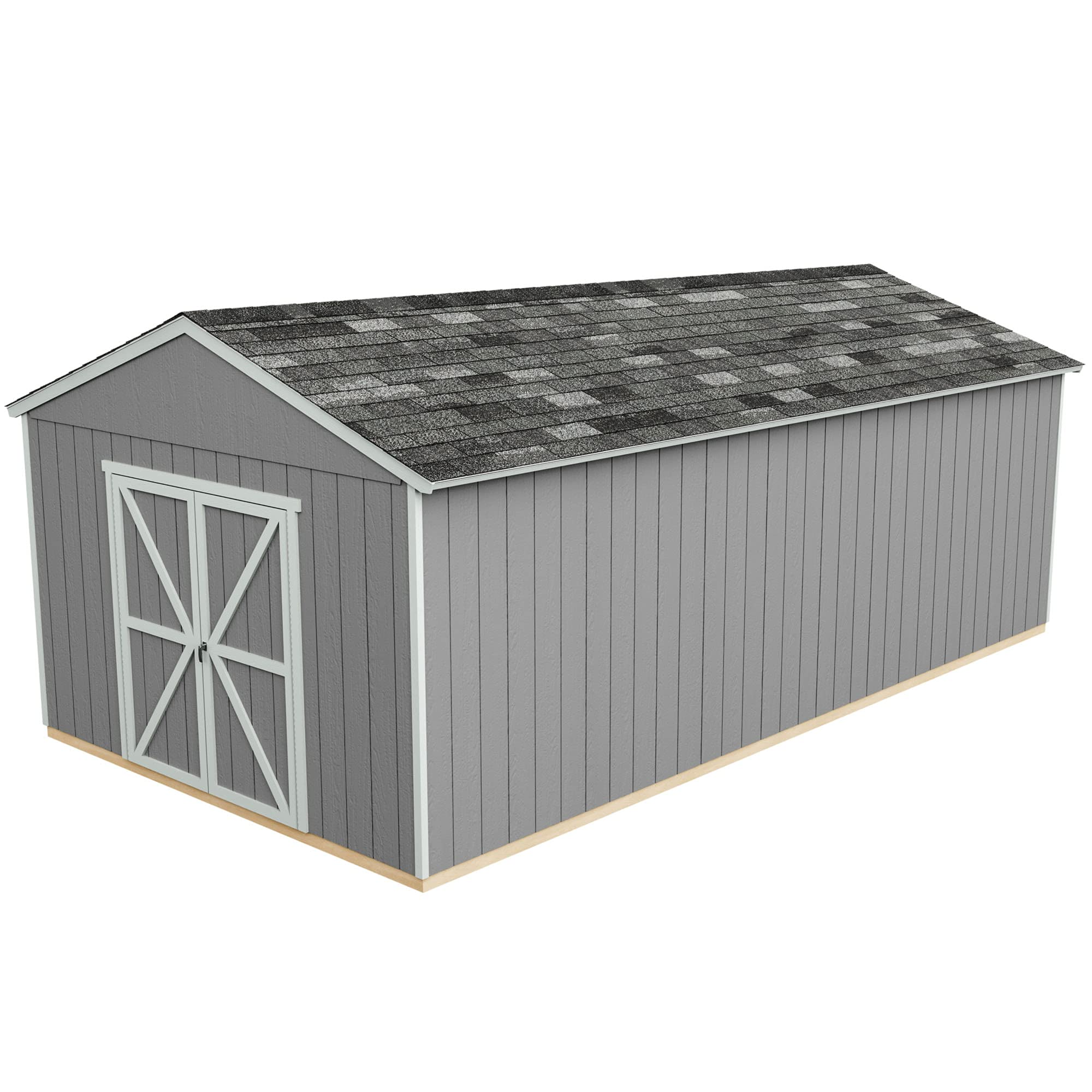 【Storage Shed】Astoria 12x24 Do-It-Yourself Wooden Storage Shed with Floor